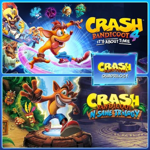 Crash Bandicoot Quadrilogy Bundle on Nintendo Switch