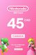 Nintendo eShop 45 CAD Gift Card (Canada) - Digital Key