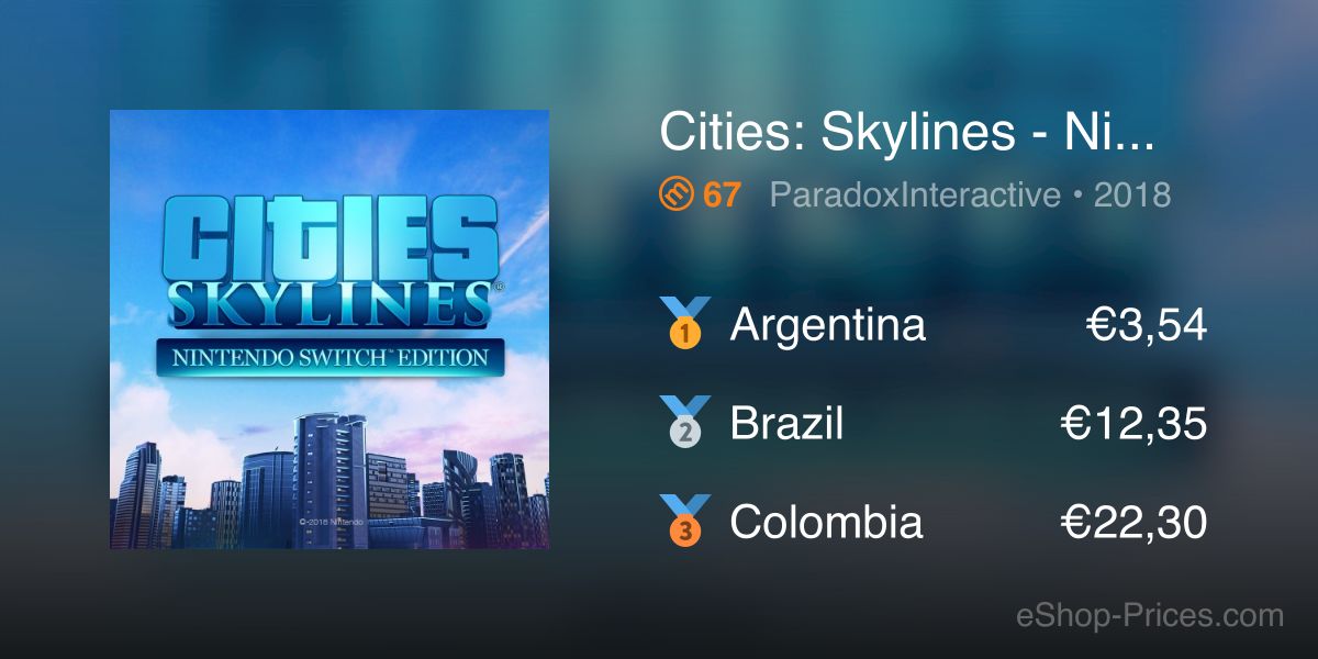 cities skylines eshop