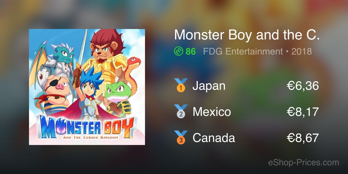 monster boy switch eshop