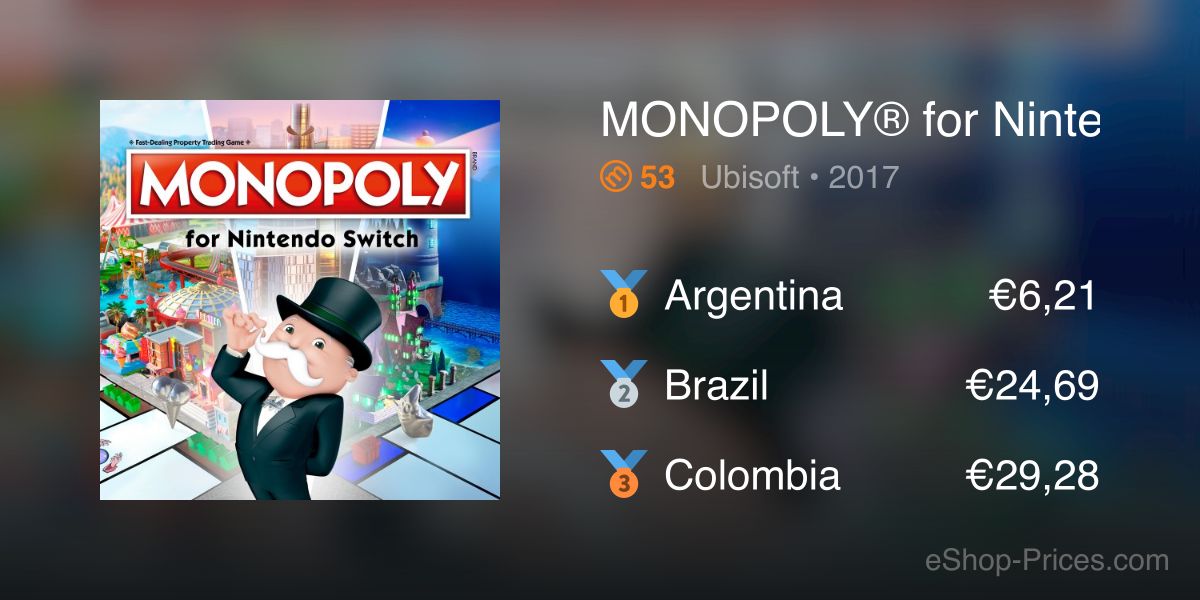monopoly switch sale