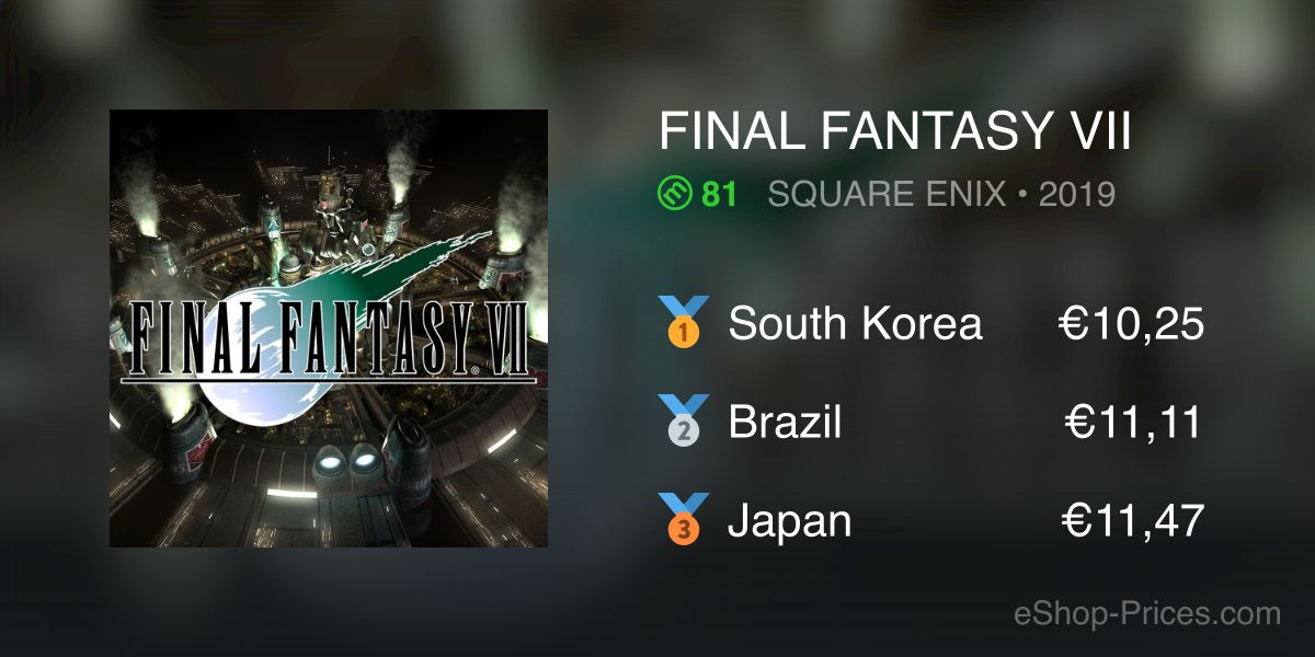 final fantasy vii eshop