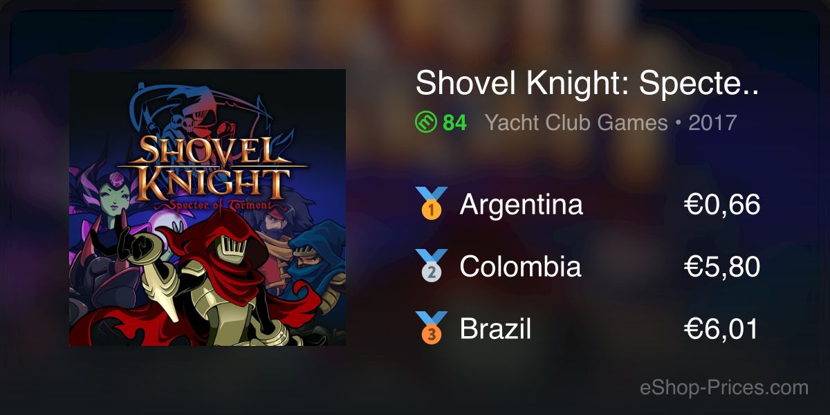 shovel knight eshop price