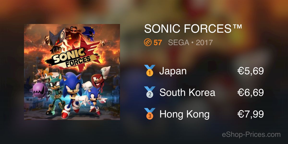 sonic forces nintendo switch digital download