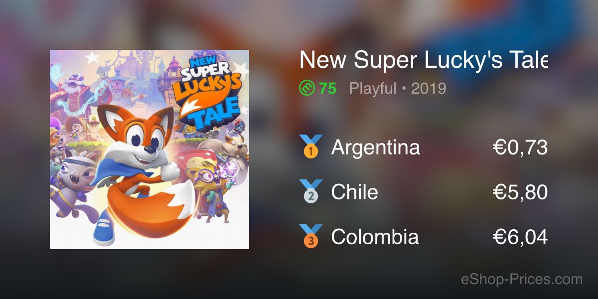 super lucky's tale switch price