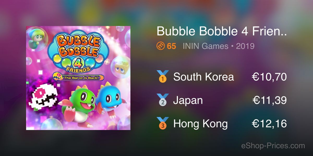 bubble bobble 4 friends eshop