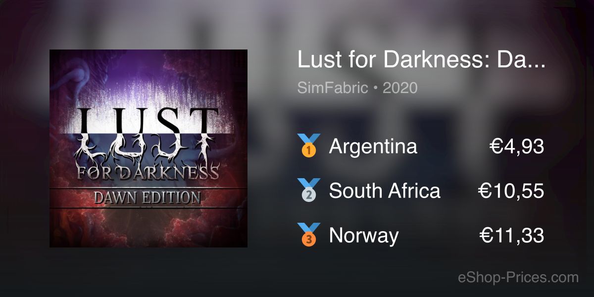 lust for darkness dawn edition switch