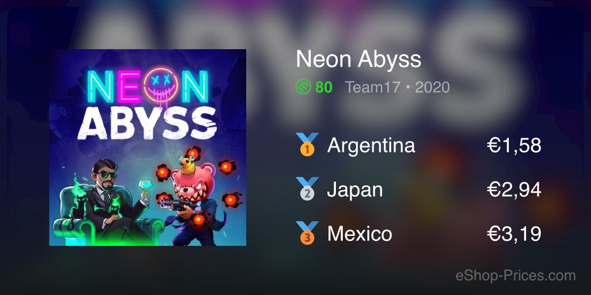 neon abyss switch price