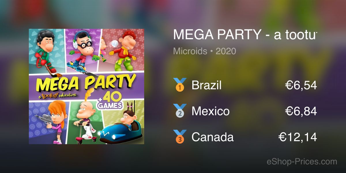 mega party a tootuff adventure switch
