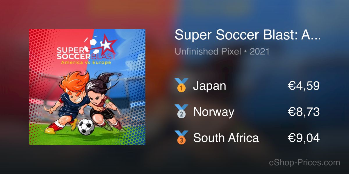 Super Soccer Blast America Vs Europe On Nintendo Switch