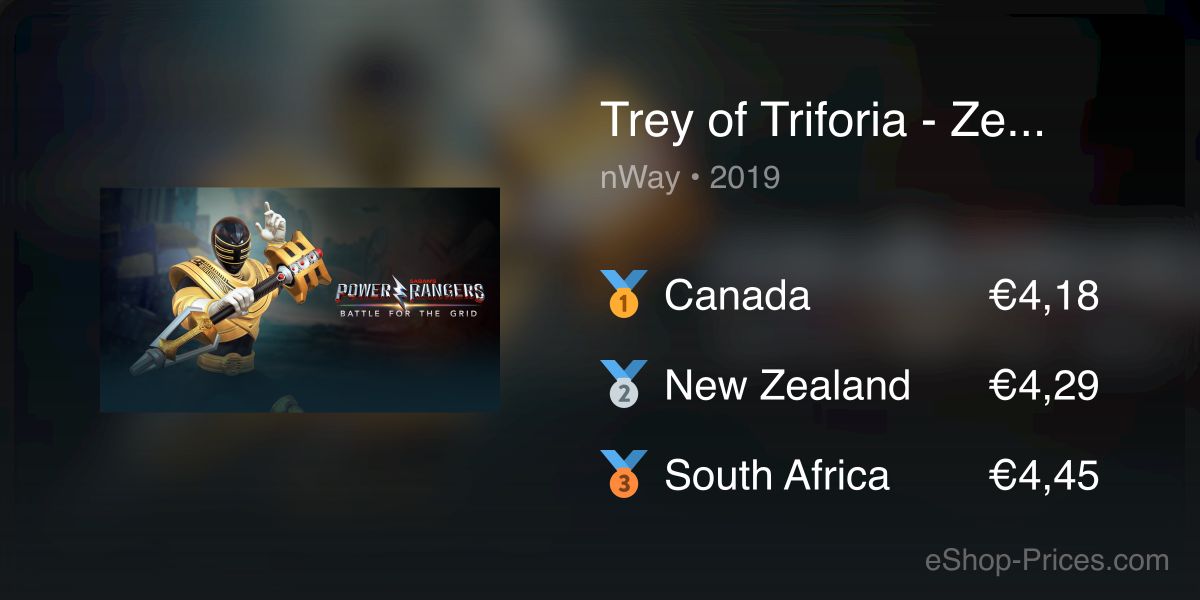 Trey of Triforia - Zeo Gold Character Unlock – Power Rangers: Battle ...