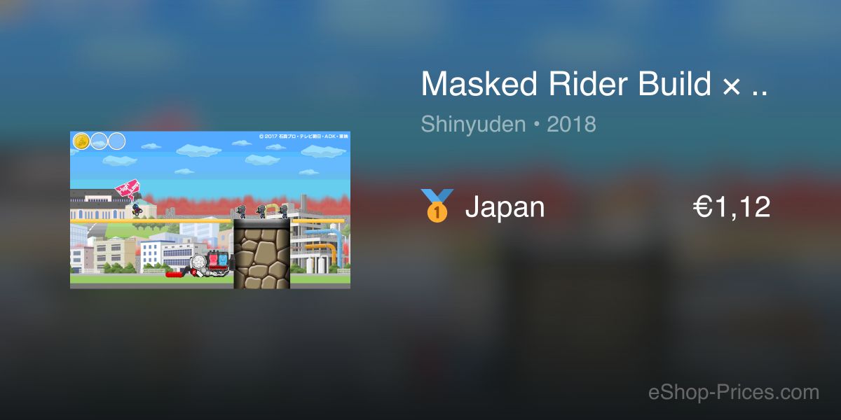 Masked Rider Bmx Masked Rider Build × Akira Takari Run DX – Crazy BMX World | eShop Price