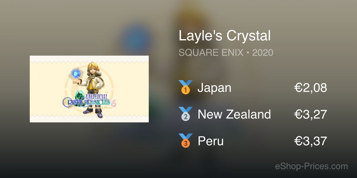 Layle's Crystal – FINAL FANTASY® CRYSTAL CHRONICLES™ Remastered Edition ...