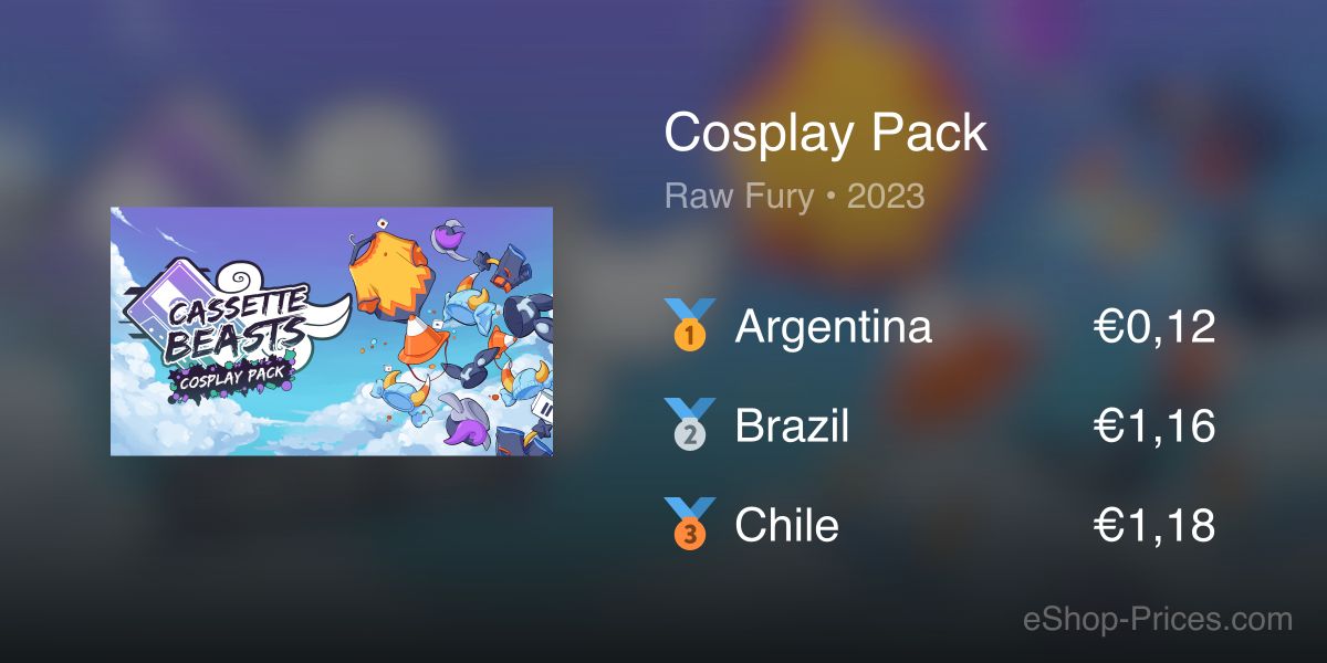 Cosplay Pack – Cassette Beasts | eShop Price
