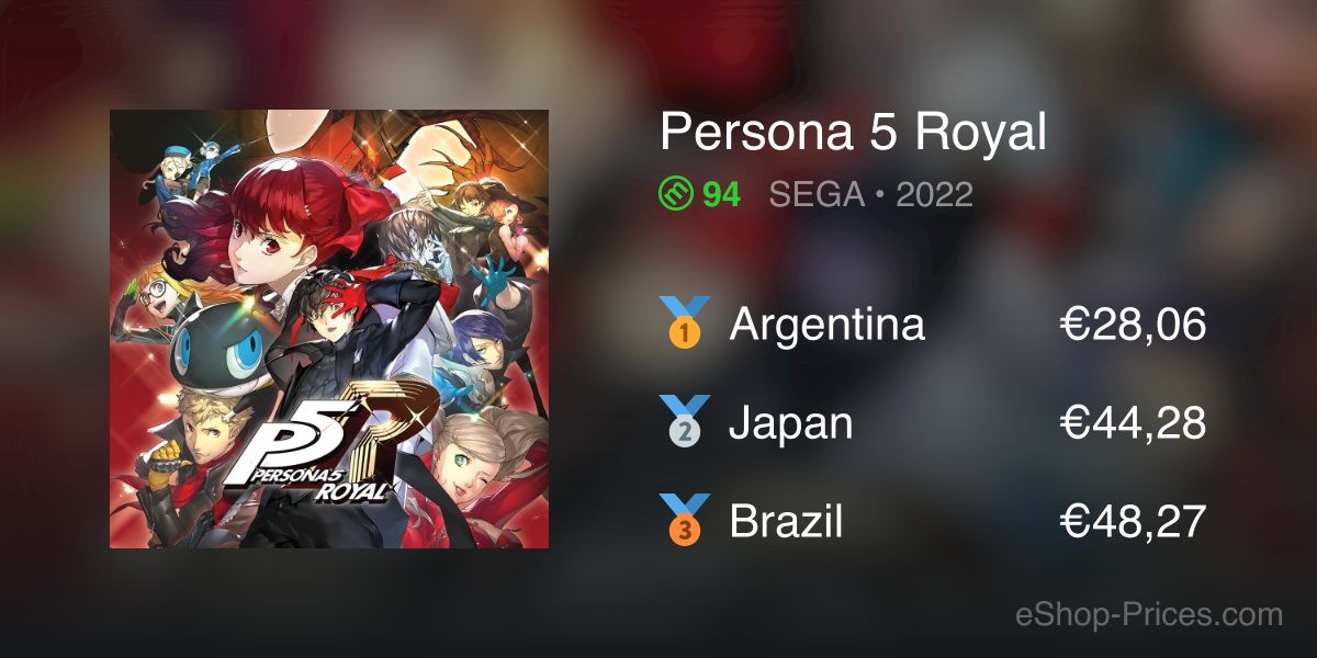 SEGA Buy Persona 5 Royal - Nintendo Switch Online India