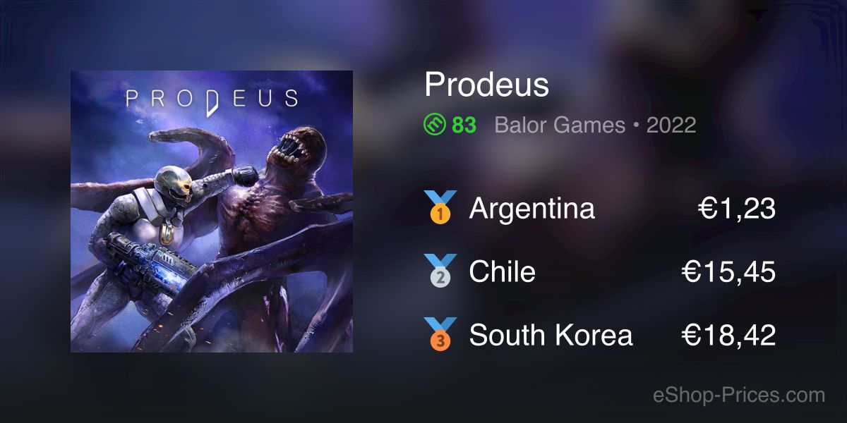 Prodectus Offer Prodeus | Cheapest eShop Price