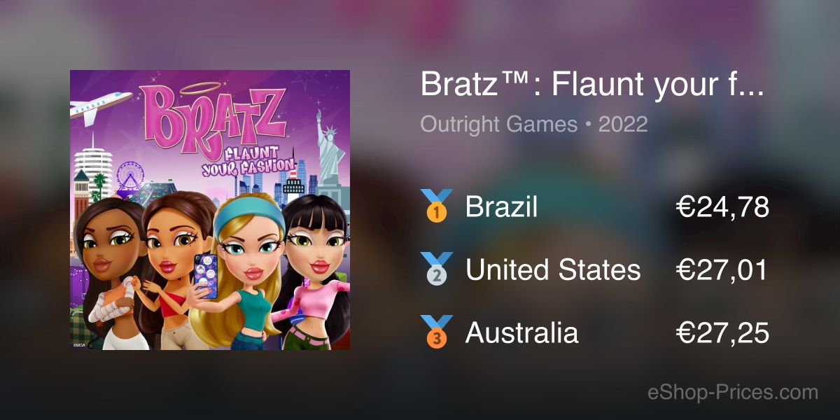 Bratz™: Flaunt your fashion, Aplicações de download da Nintendo Switch, Jogos