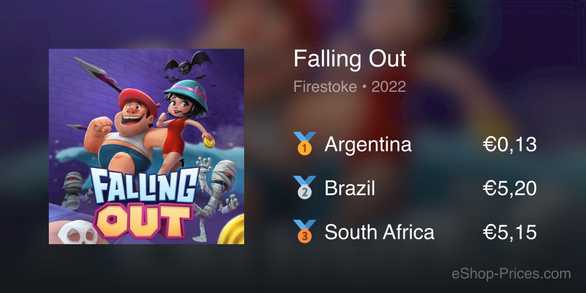 Falling Out | Cheapest eShop Price