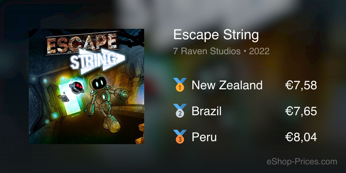 Escape String | Cheapest eShop Price