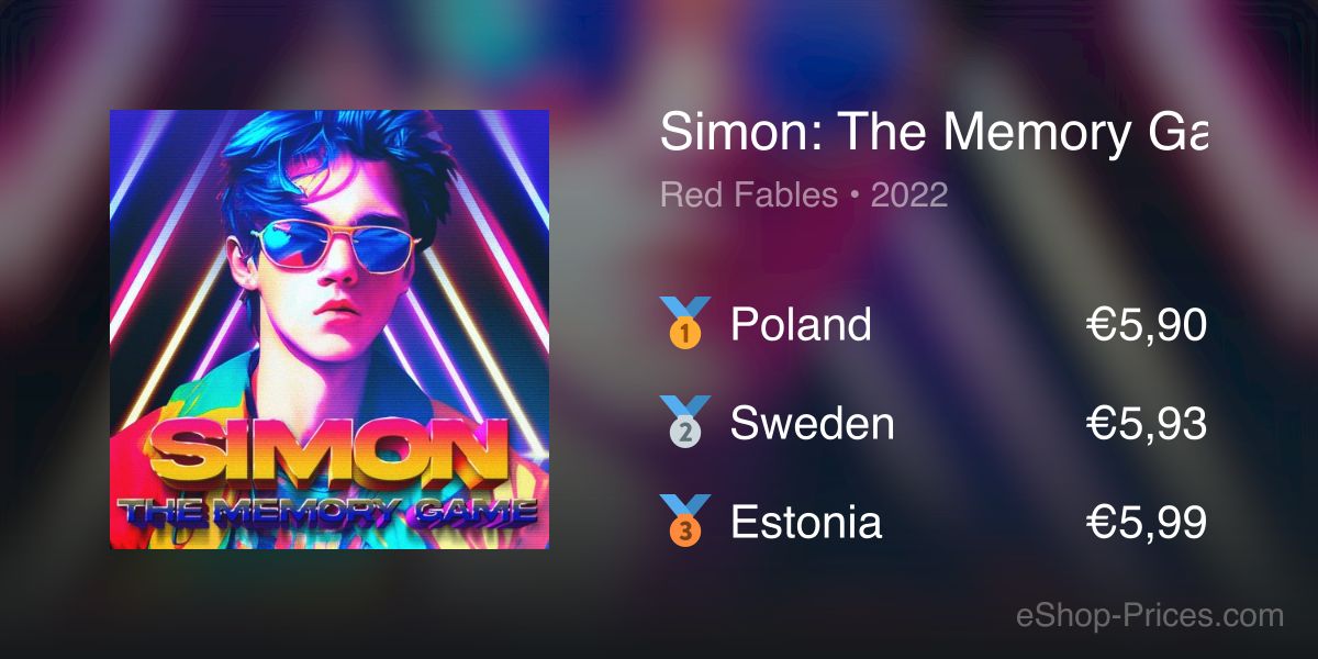 Simon: The Memory Game | Cheapest eShop Price