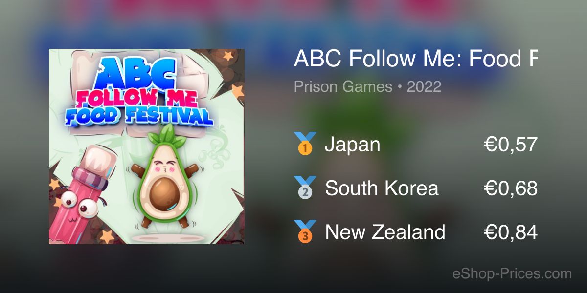 ABC Follow Me: Food Festival | Cheapest eShop Price