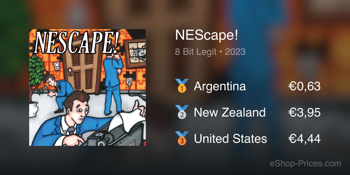 NEScape! | Cheapest eShop Price