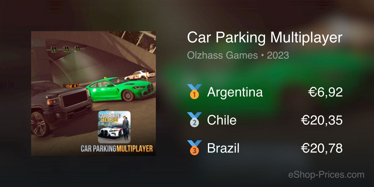 Car Parking Multiplayer on Switch — price history, screenshots, discounts •  USA