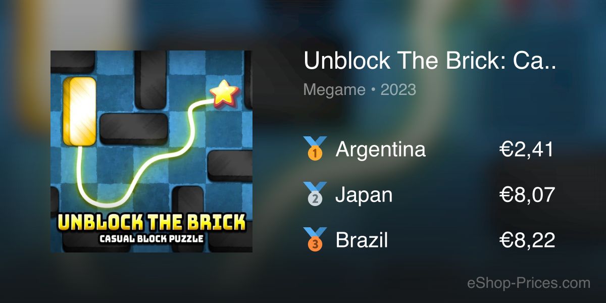 Unblock The Brick: Casual Block Puzzle for Nintendo Switch - Nintendo  Official Site