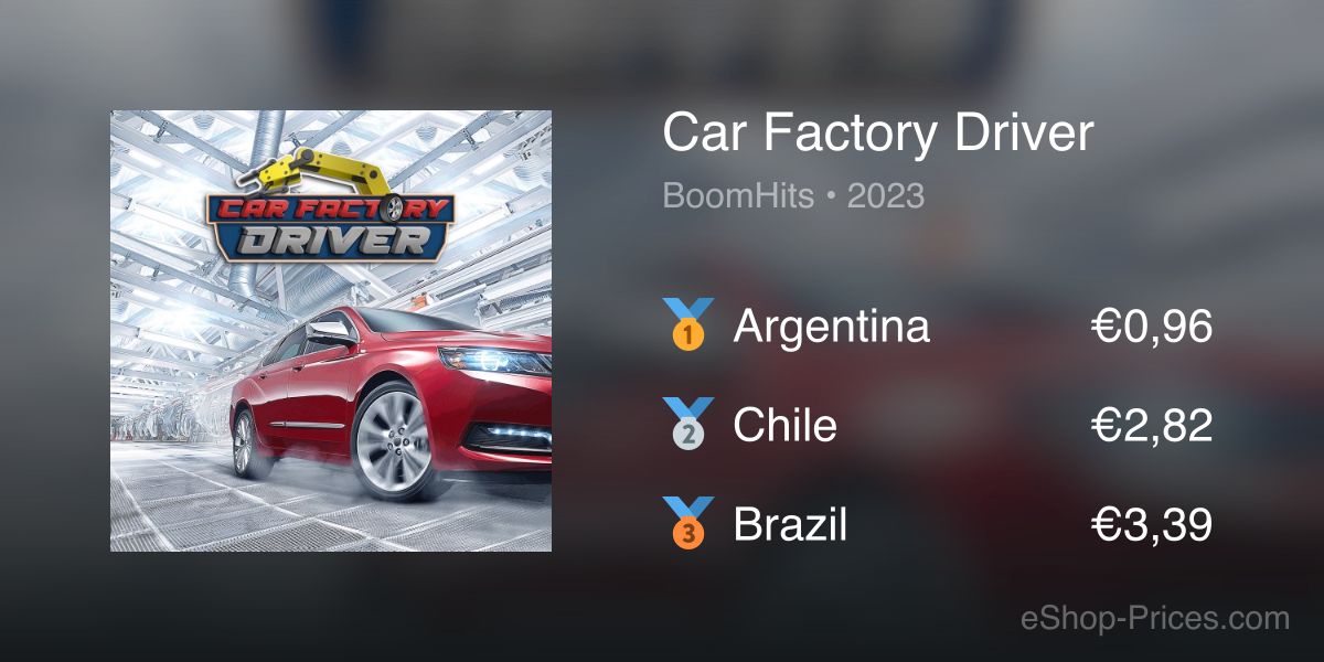 Car Factory Driver | Cheapest eShop Price