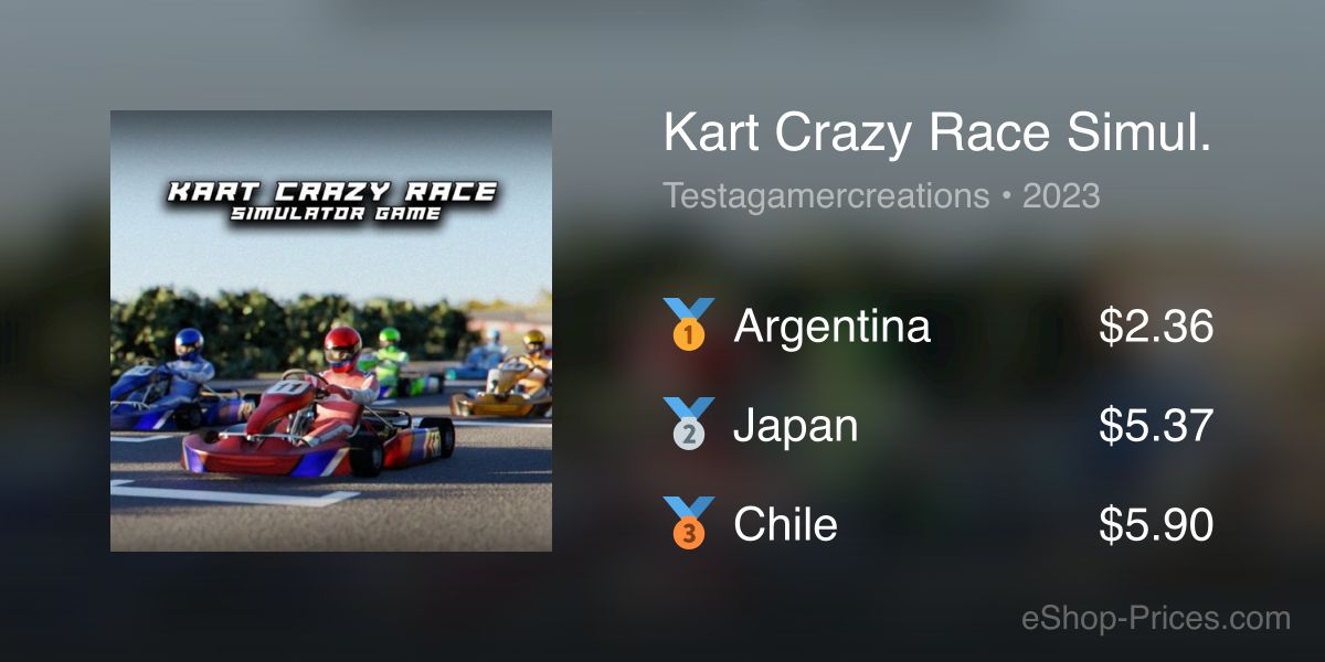 Kart Crazy Race Simulator Game for Nintendo Switch - Nintendo Official Site