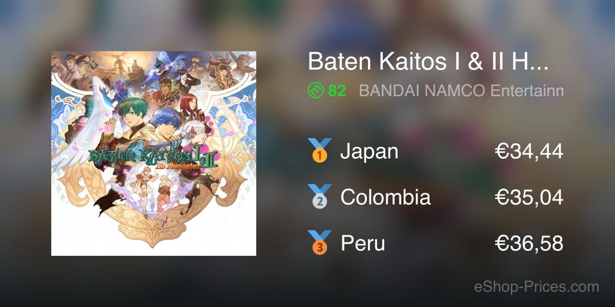 Reservar Baten Kaitos I & II HD Remaster Switch Estándar - ASIA