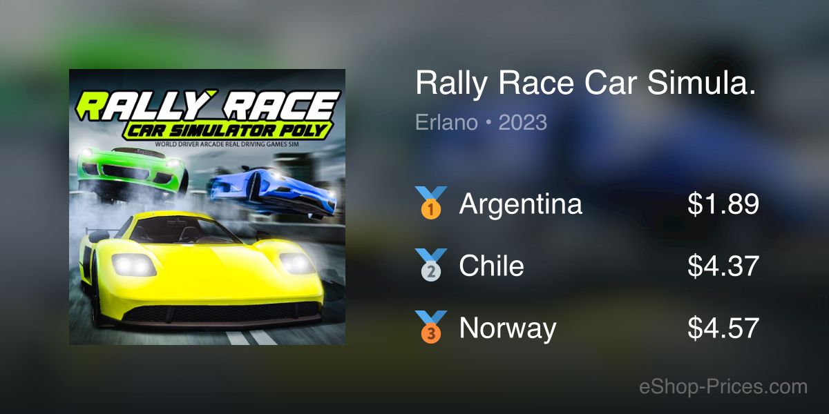 Rally Race Car Simulator Poly : World Driver Arcade Real Driving Games Sim