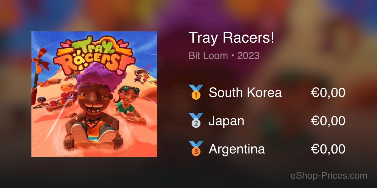 Tray Racers! | Cheapest eShop Price