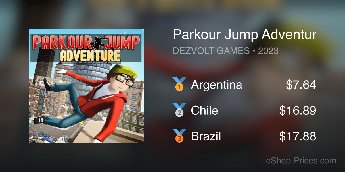 Parkour Jump Adventure - Simulator Stunt Tycoon Escape Kid Super