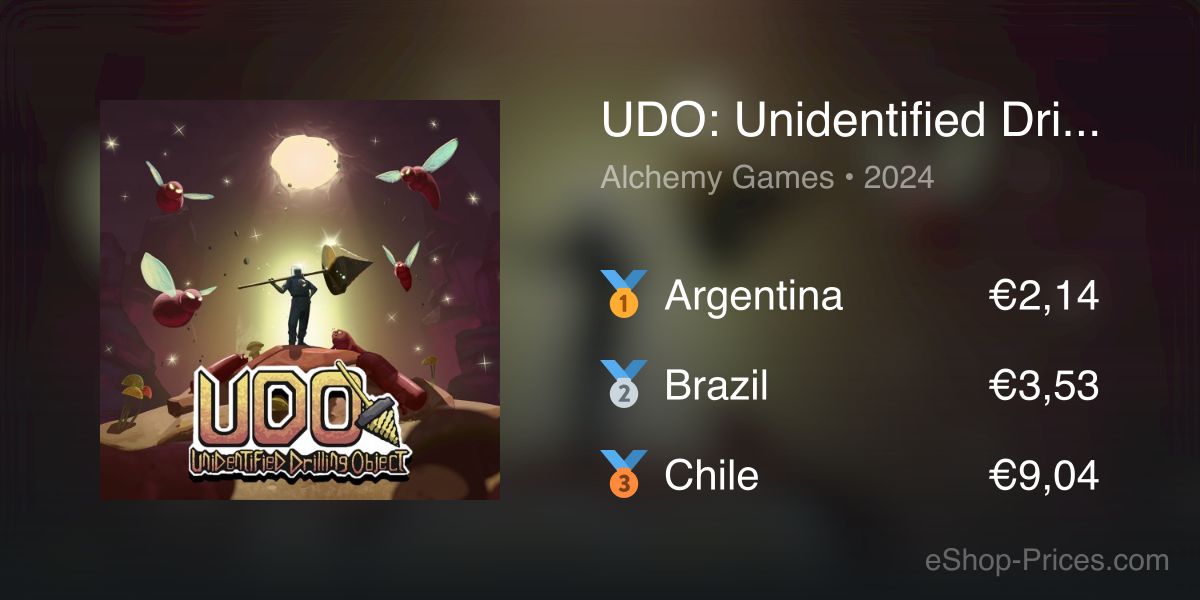 UDO: Unidentified Drilling Object | Cheapest eShop Price