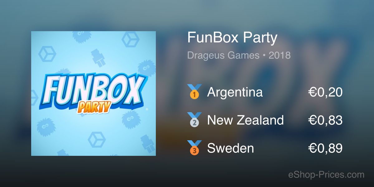 FunBox Party | Cheapest eShop Price