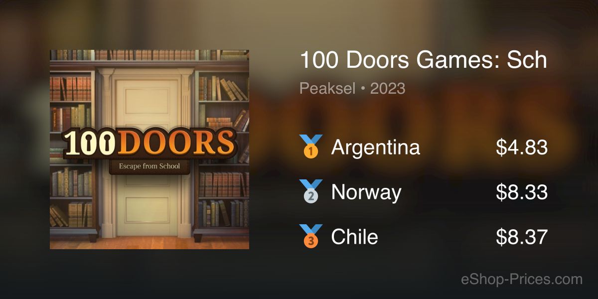 100 Doors Games: School Escape for Nintendo Switch - Nintendo