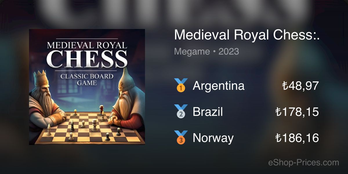 Medieval Royal Chess: Classic Board Game for Nintendo Switch