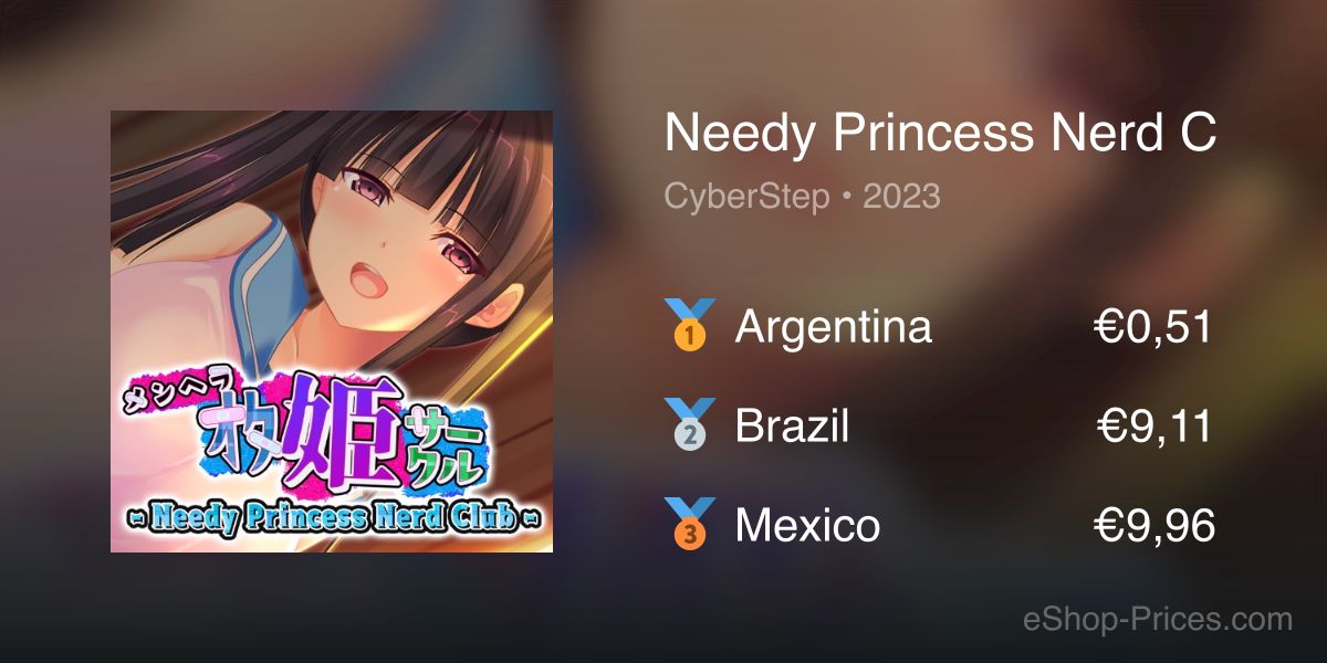 Needy Princess Nerd Club - メンヘラオタ姫サークル - | Cheapest eShop Price