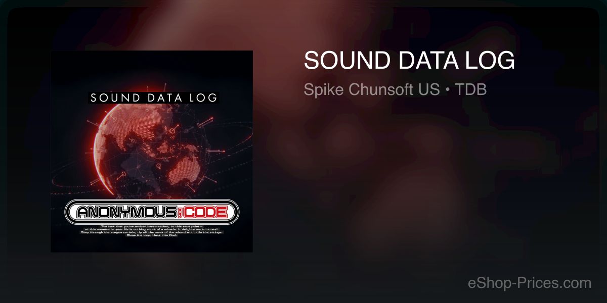 SOUND DATA LOG | Cheapest eShop Price