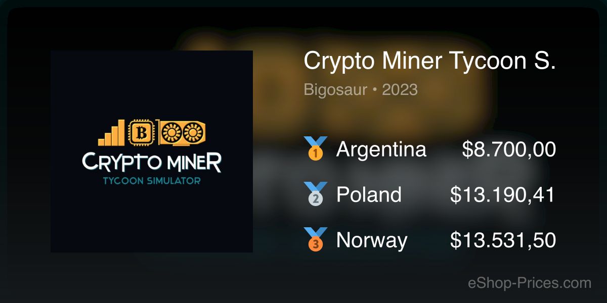 Crypto Miner Tycoon Simulator for Nintendo Switch - Nintendo