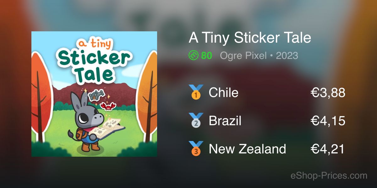 A Tiny Sticker Tale | Cheapest eShop Price