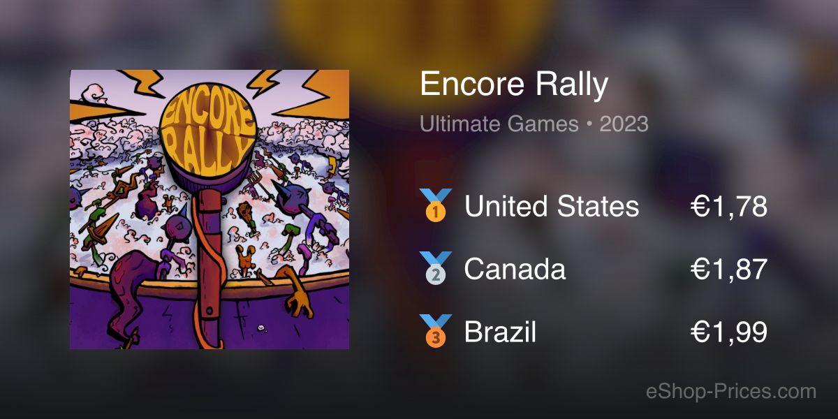 Encore Rally | Cheapest eShop Price