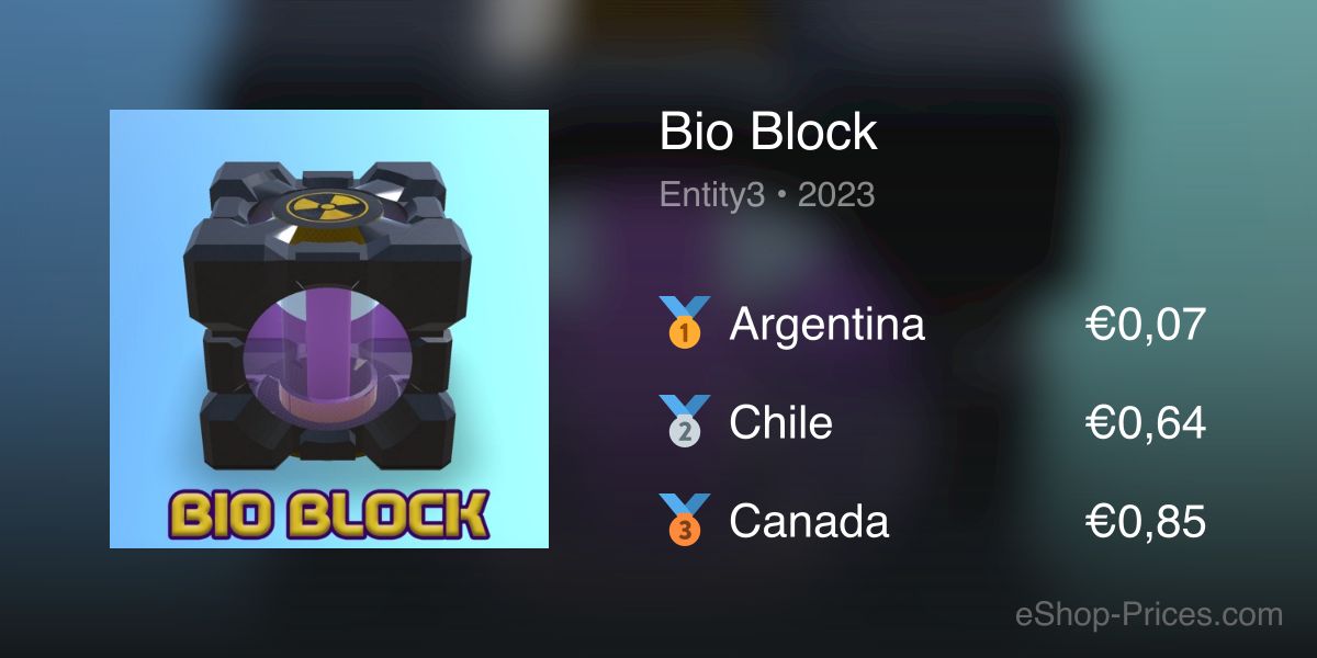 Bio Block | Cheapest eShop Price