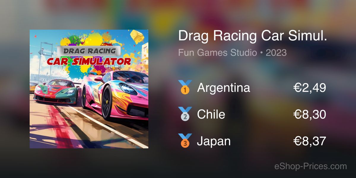 Drag Racing Car Simulator | Cheapest eShop Price