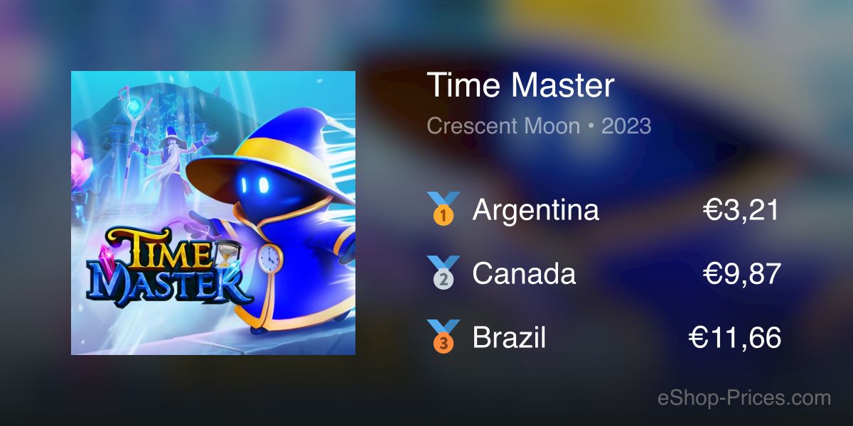 Time Master | Cheapest eShop Price