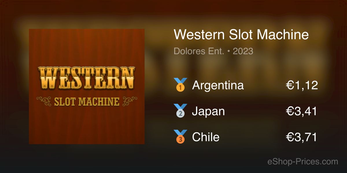 Western Slot Machine | Cheapest eShop Price