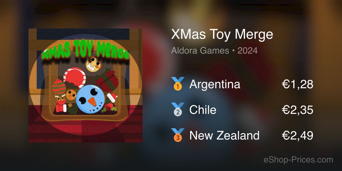 XMas Toy Merge | Cheapest eShop Price