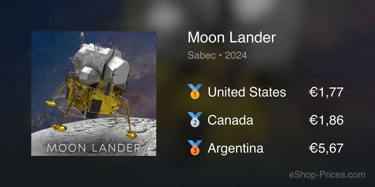 Moon Lander | Cheapest eShop Price