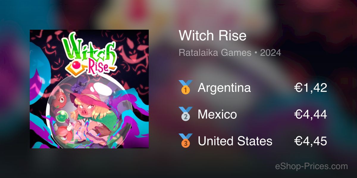 Witch Rise | Cheapest eShop Price